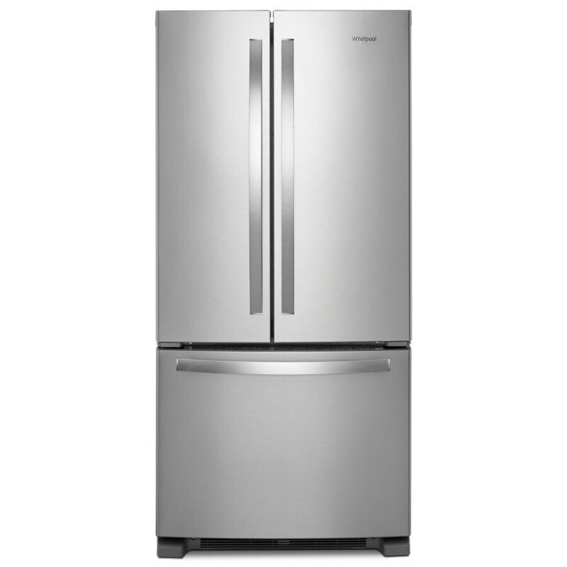 Whirlpool 33-inch Wide French Door Refrigerator - 22 cu. ft. Fingerprint Resistant Stainless Steel WRF532SMHZ Picture 1