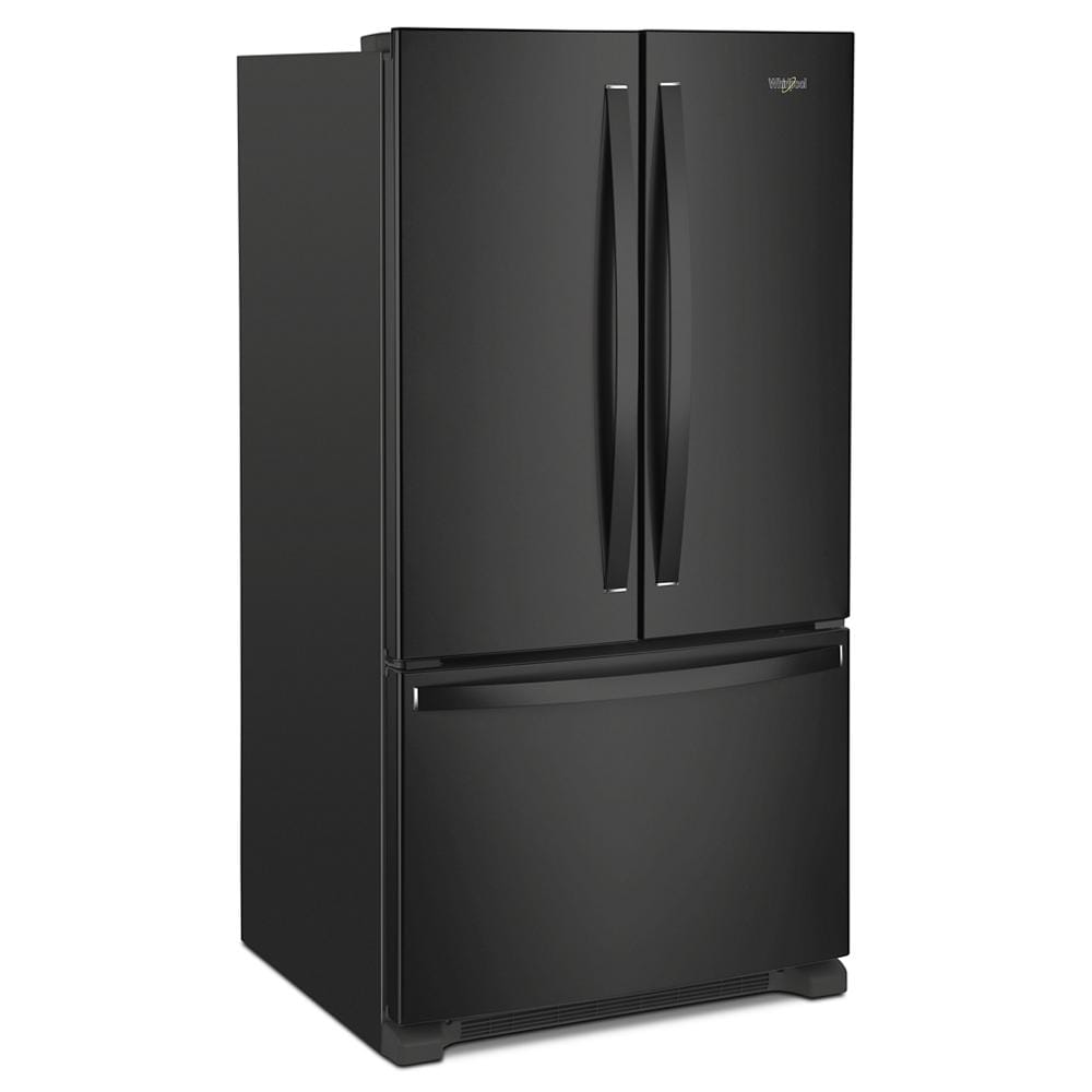 Whirlpool 36-inch Wide French Door Refrigerator with Water Dispenser - 25 cu. ft. Black WRF535SWHB Picture 1