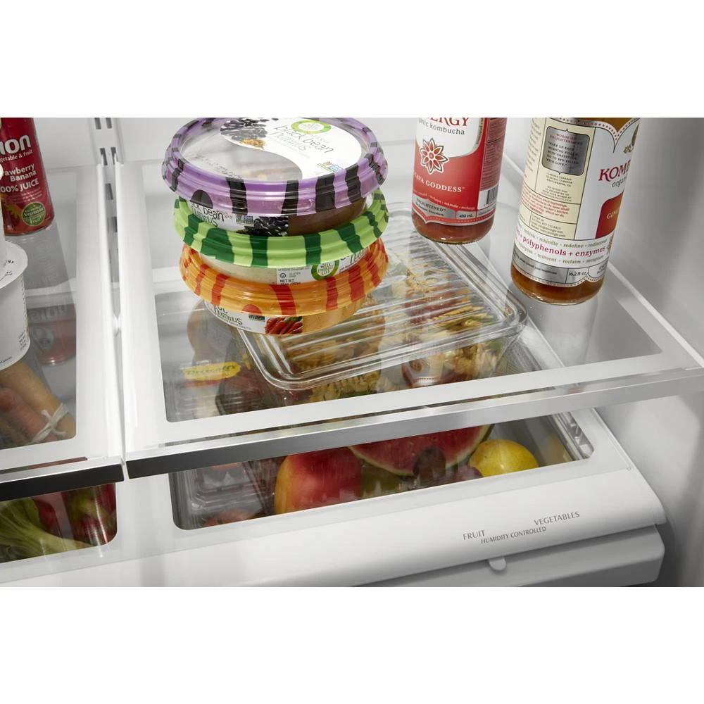 36-inch Wide French Door Refrigerator with Water Dispenser - 25 cu. ft. WRF535SWHB