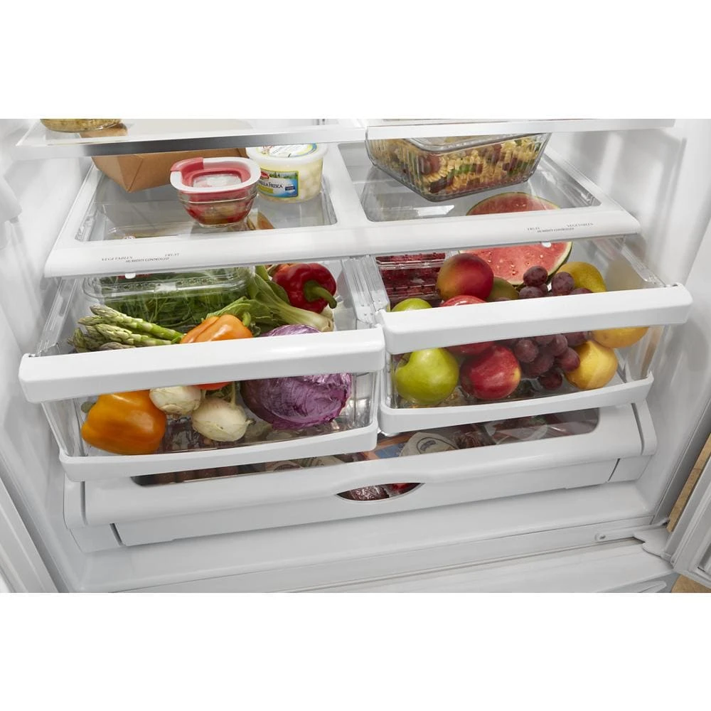 36-inch Wide French Door Refrigerator with Water Dispenser - 25 cu. ft. WRF535SWHB