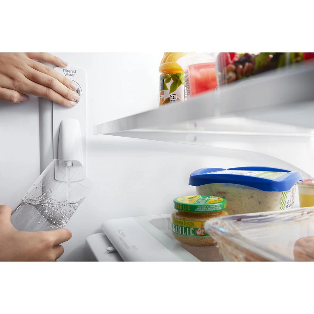 36-inch Wide French Door Refrigerator with Water Dispenser - 25 cu. ft. WRF535SWHB