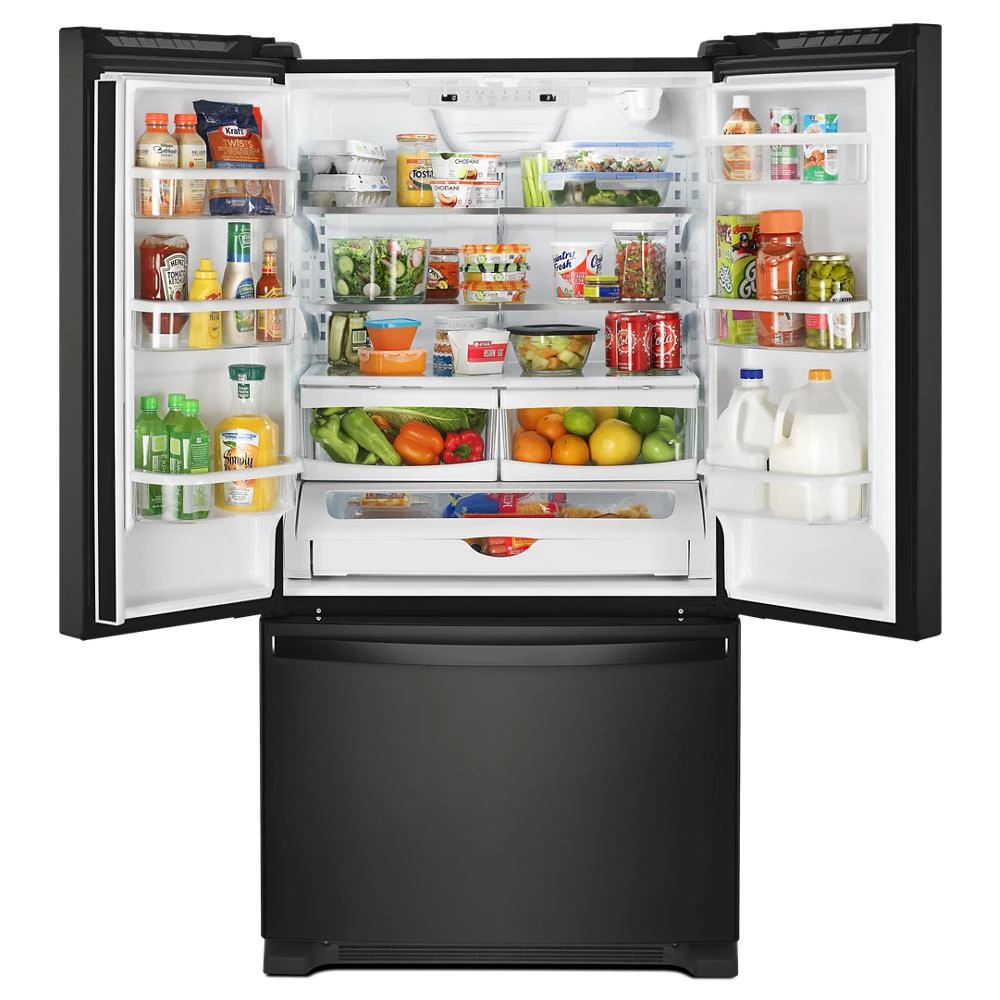 36-inch Wide French Door Refrigerator with Water Dispenser - 25 cu. ft. WRF535SWHB