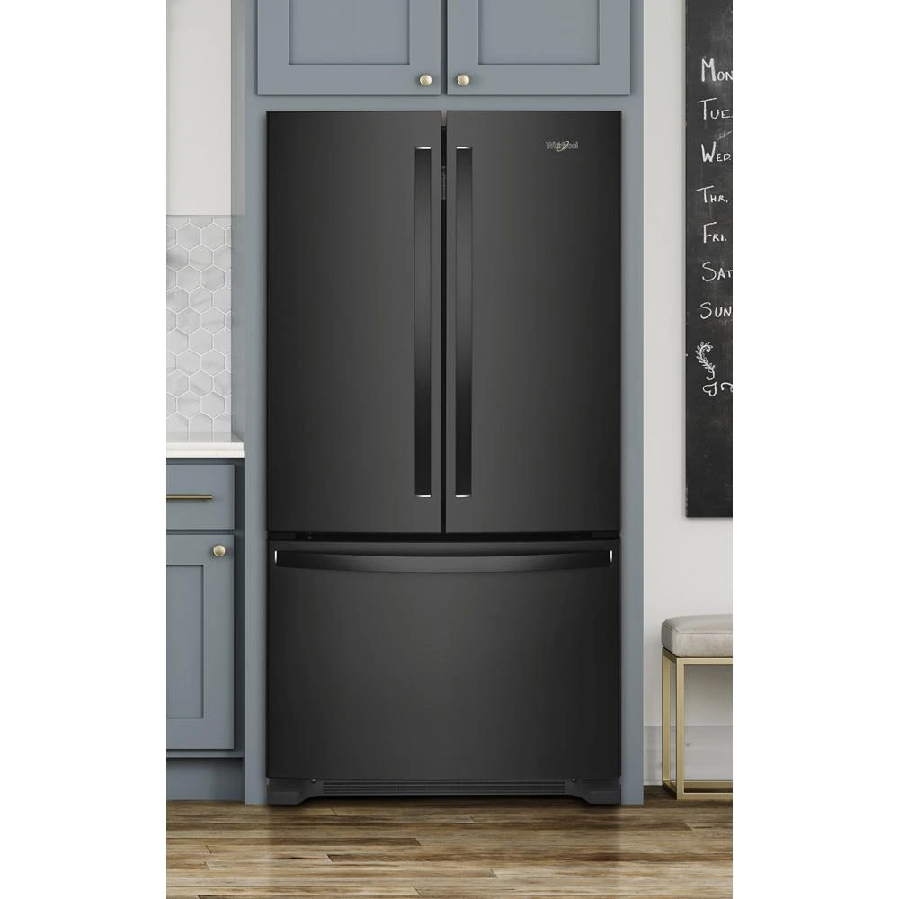 36-inch Wide French Door Refrigerator with Water Dispenser - 25 cu. ft. WRF535SWHB