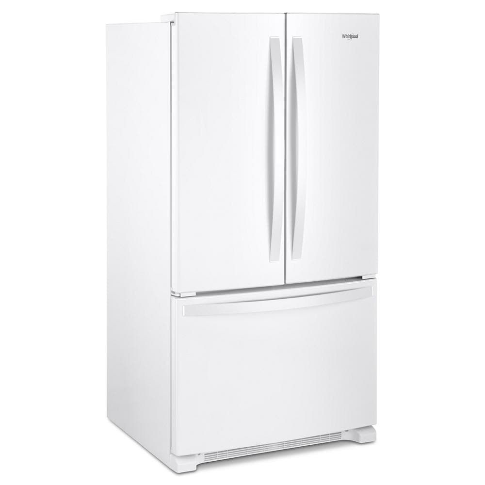 Whirlpool 36-inch Wide French Door Refrigerator with Water Dispenser - 25 cu. ft. White WRF535SWHW Picture 1