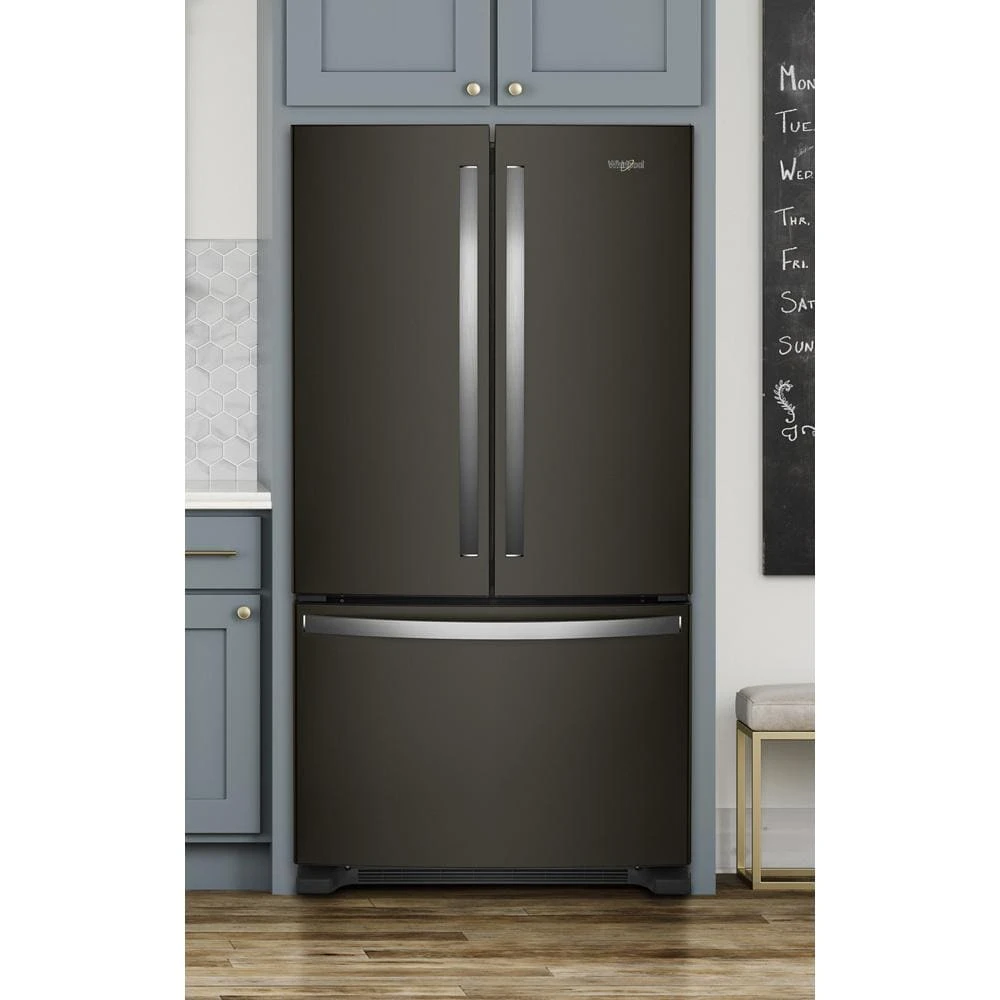 36-inch Wide Counter Depth French Door Refrigerator - 20 cu. ft. WRF540CWHV