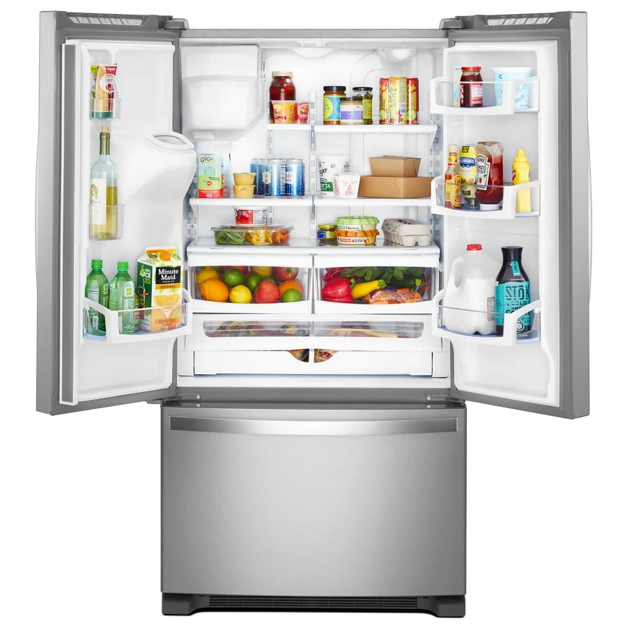 36-inch Wide Counter Depth French Door Refrigerator - 20 cu. ft. WRF550CDHZ