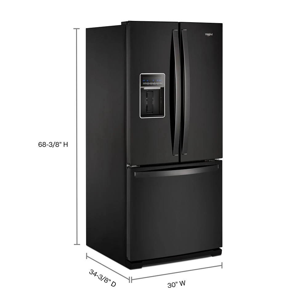 30-inch Wide French Door Refrigerator - 20 cu. ft. WRF560SEHB