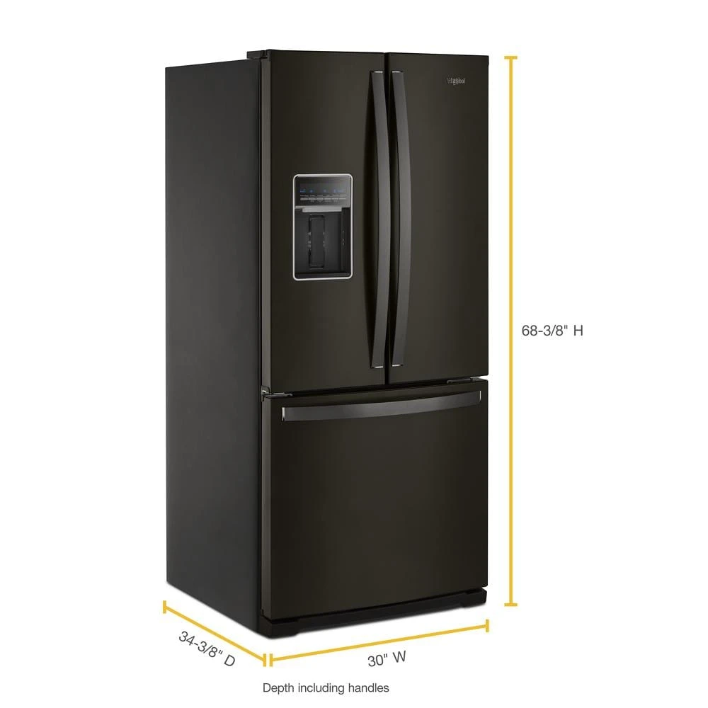30-inch Wide French Door Refrigerator - 20 cu. ft. WRF560SEHV
