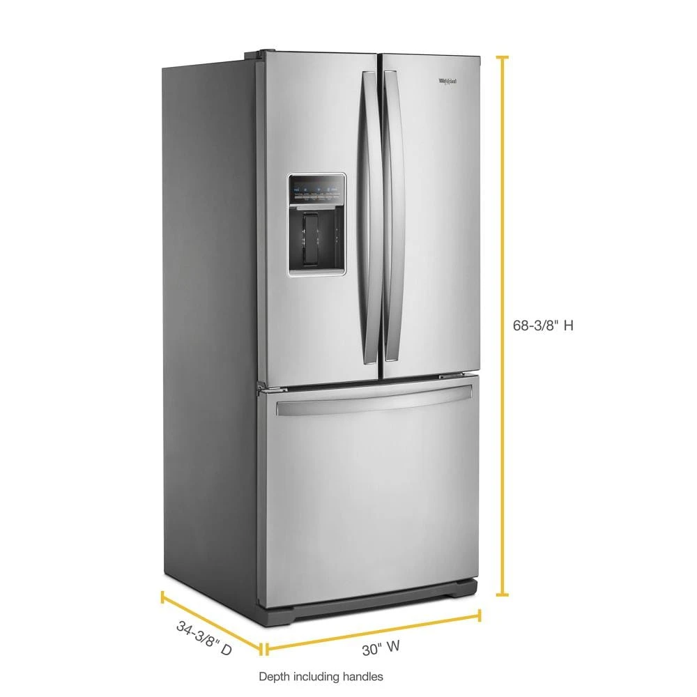 30-inch Wide French Door Refrigerator - 20 cu. ft. WRF560SEHZ