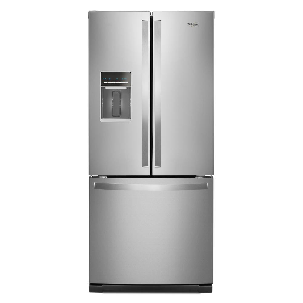 Whirlpool 30-inch Wide French Door Refrigerator - 20 cu. ft. Fingerprint Resistant Stainless Steel WRF560SEHZ Picture 1