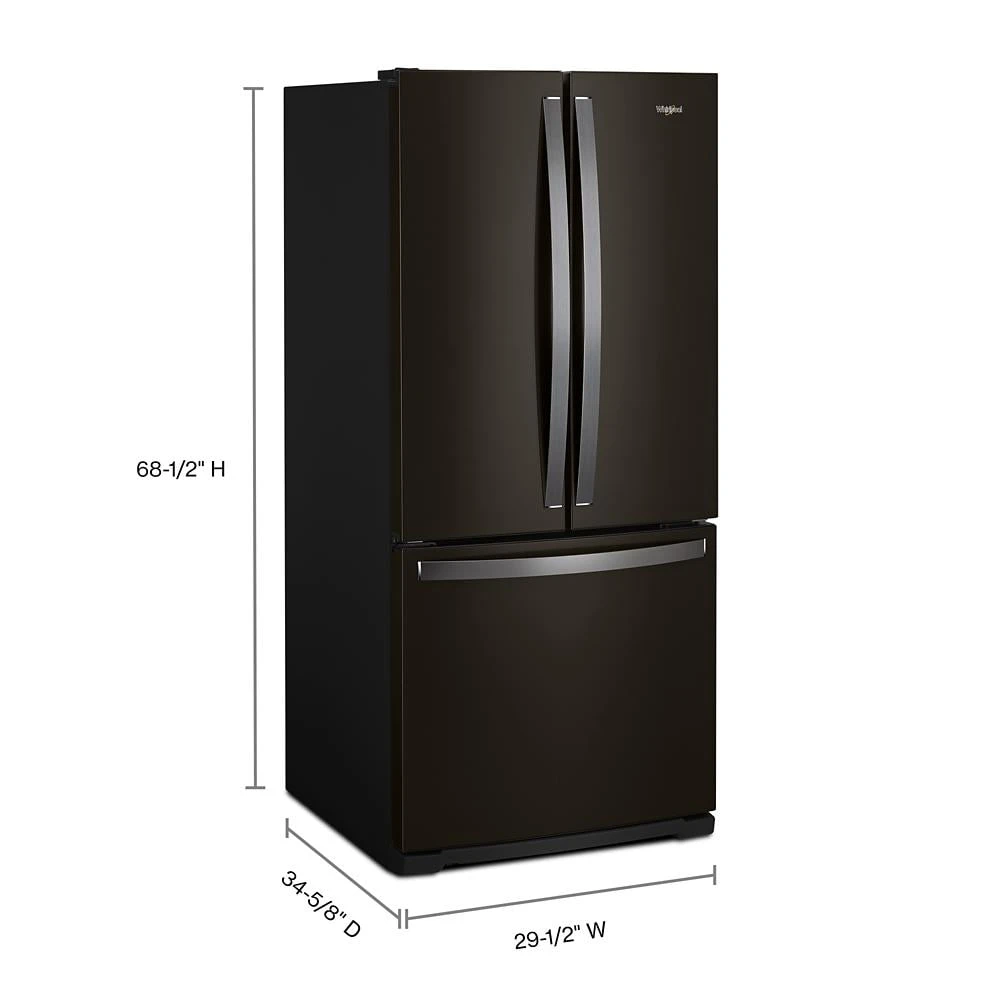 30-inch Wide French Door Refrigerator - 20 cu. ft. WRF560SMHV