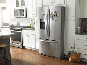 36-inch Wide French Door Bottom Freezer Refrigerator with StoreRight System - 27 cu. ft. WRF757SDEM