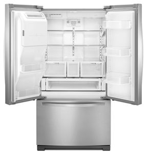 36-inch Wide French Door Bottom Freezer Refrigerator with StoreRight System - 27 cu. ft. WRF757SDEM