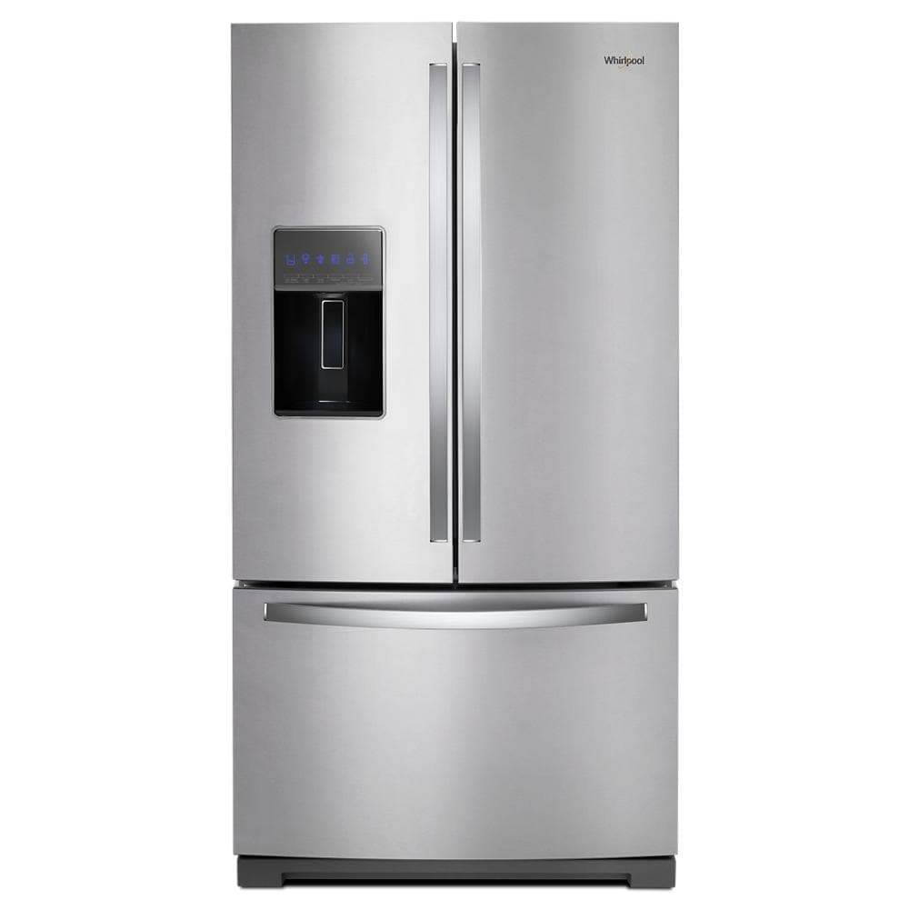 Whirlpool 36" Wide French Door Refrigerator - 27 cu. ft. Fingerprint Resistant Stainless Steel WRF757SDHZ Picture 1