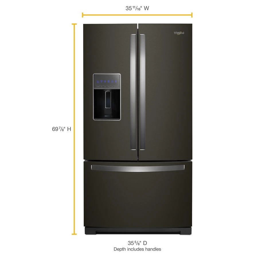 36-inch Wide French Door Refrigerator - 27 cu. ft. WRF767SDHV