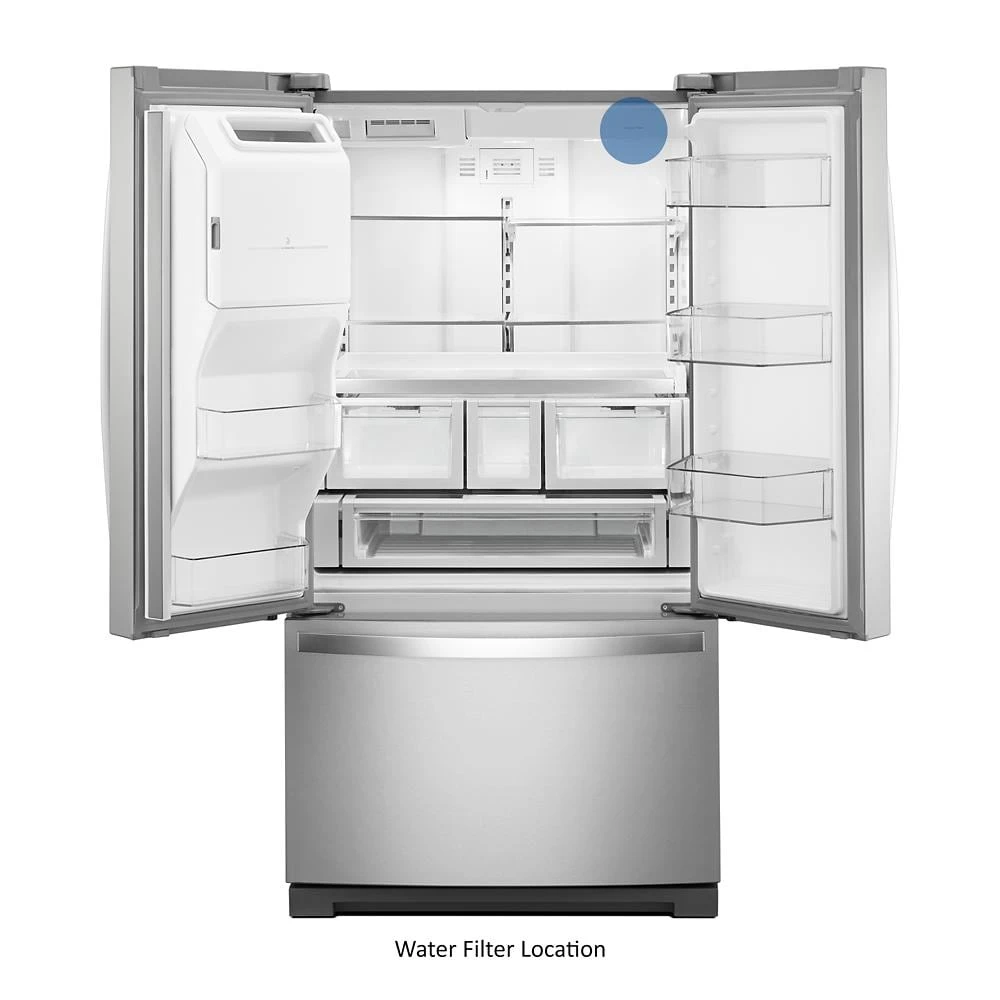 36-inch Wide French Door Refrigerator - 27 cu. ft. WRF767SDHZ
