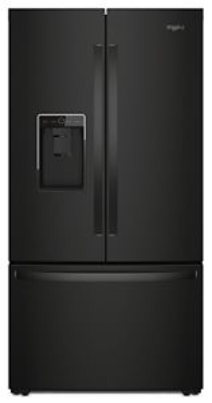 Whirlpool 36-inch Wide Counter Depth French Door Refrigerator - 24 cu. ft. Black WRF954CIHB Picture 1