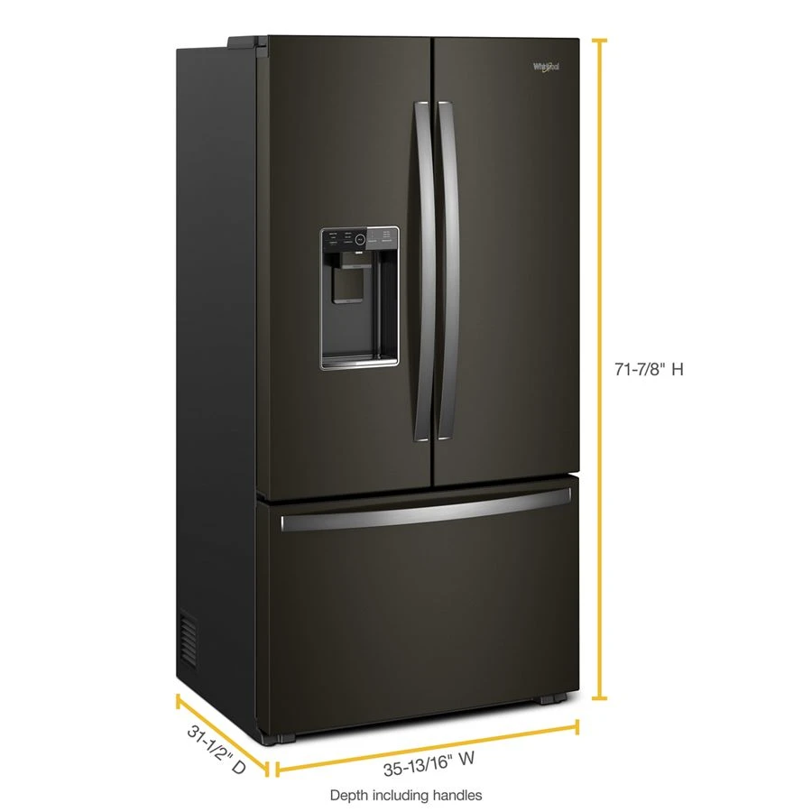 36-inch Wide Counter Depth French Door Refrigerator - 24 cu. ft. WRF954CIHV