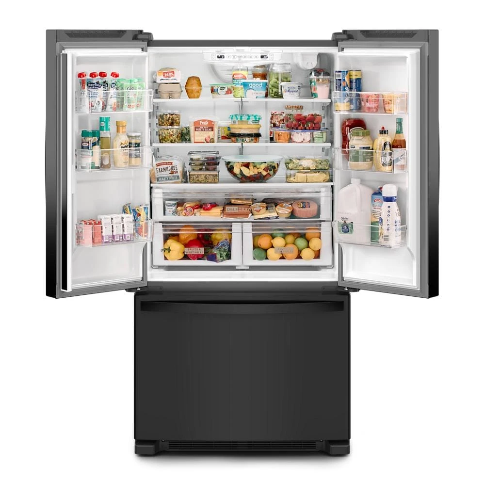36-Inch Wide Counter-Depth French Door Bottom Mount Refrigerator - 20 cu. ft. WRFC2036RB