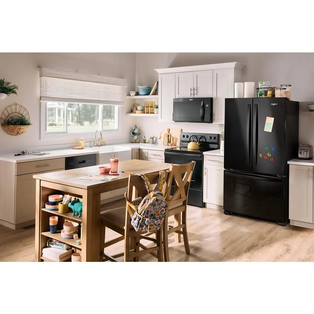 36-Inch Wide Counter-Depth French Door Bottom Mount Refrigerator - 20 cu. ft. WRFC2036RB