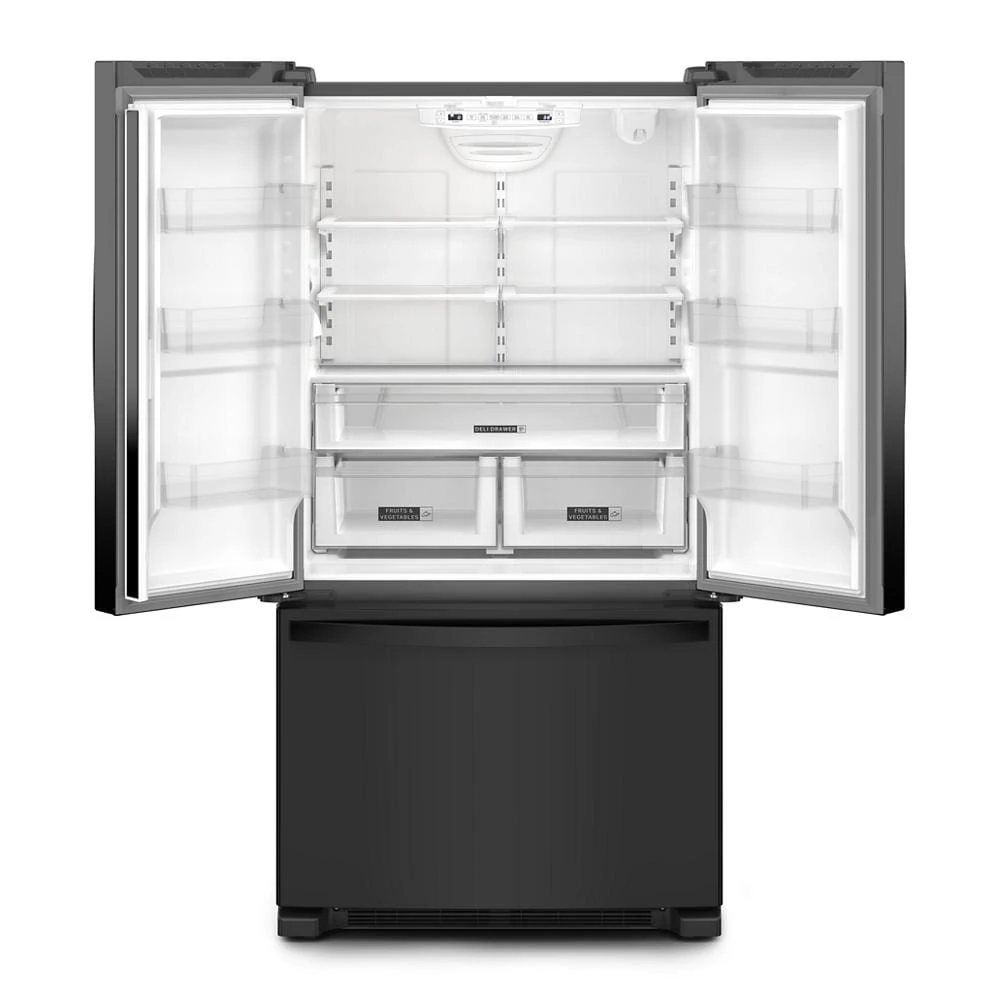 36-Inch Wide Counter-Depth French Door Bottom Mount Refrigerator - 20 cu. ft. WRFC2036RB