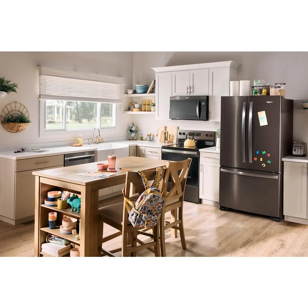 36-Inch Wide Counter-Depth French Door Bottom Mount Refrigerator - 20 cu. ft. WRFC2036RV