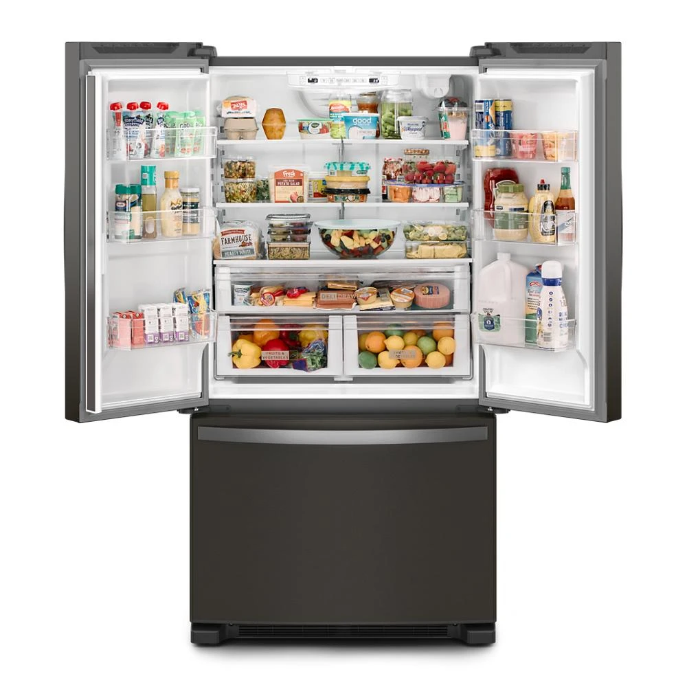 36-Inch Wide Counter-Depth French Door Bottom Mount Refrigerator - 20 cu. ft. WRFC2036RV