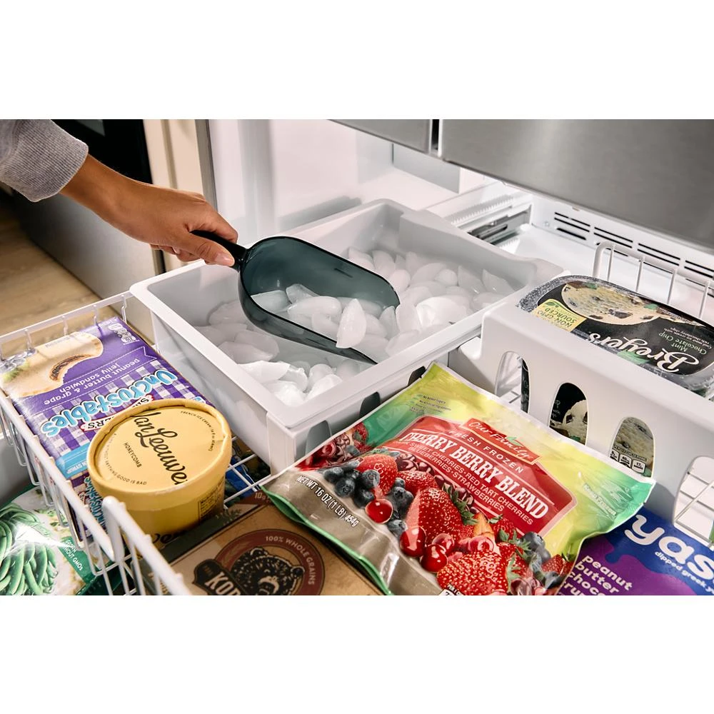 36-Inch Wide Counter-Depth French Door Bottom Mount Refrigerator - 20 cu. ft. WRFC2036RV