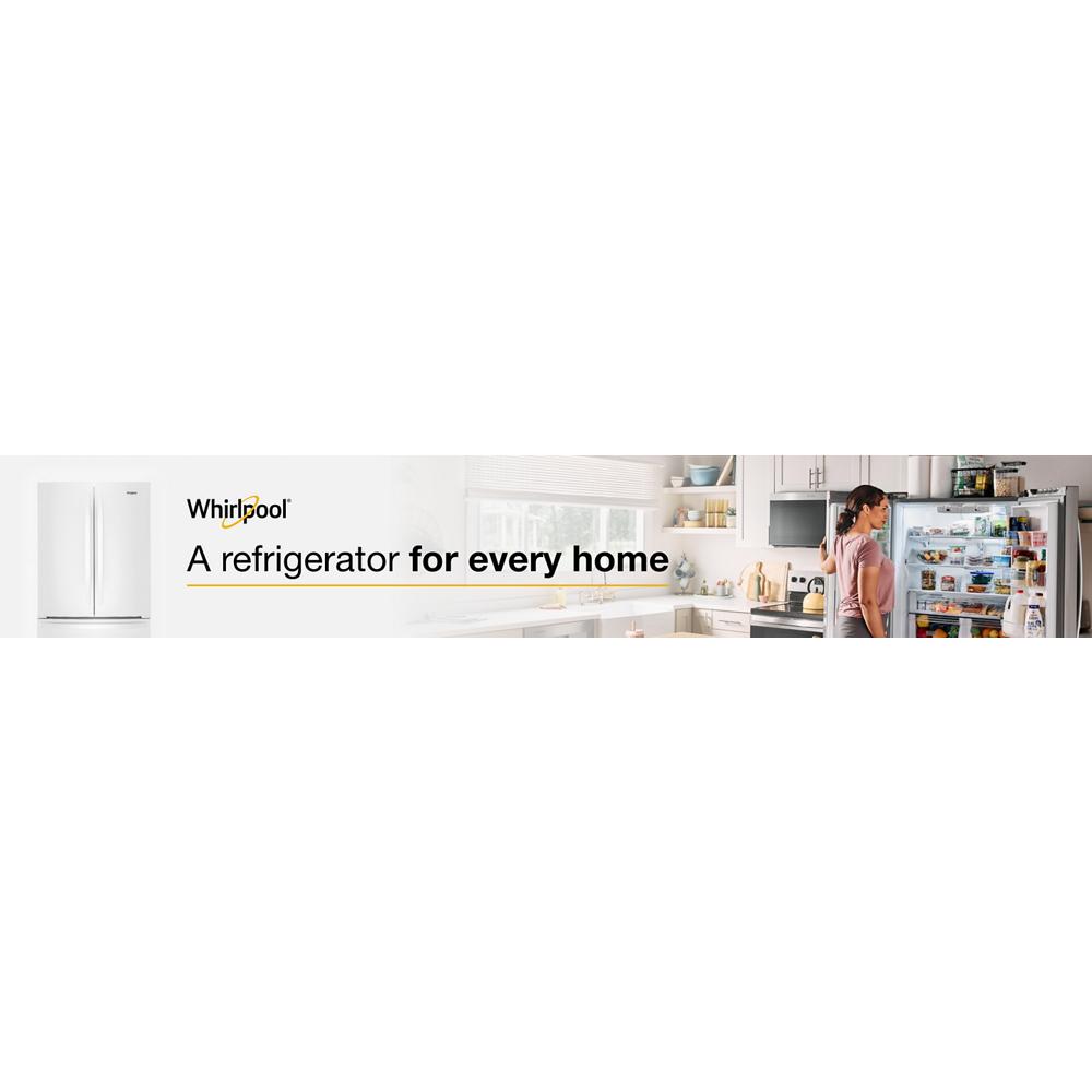 36-Inch Wide Counter-Depth French Door Bottom Mount Refrigerator - 20 cu. ft. WRFC2036RW