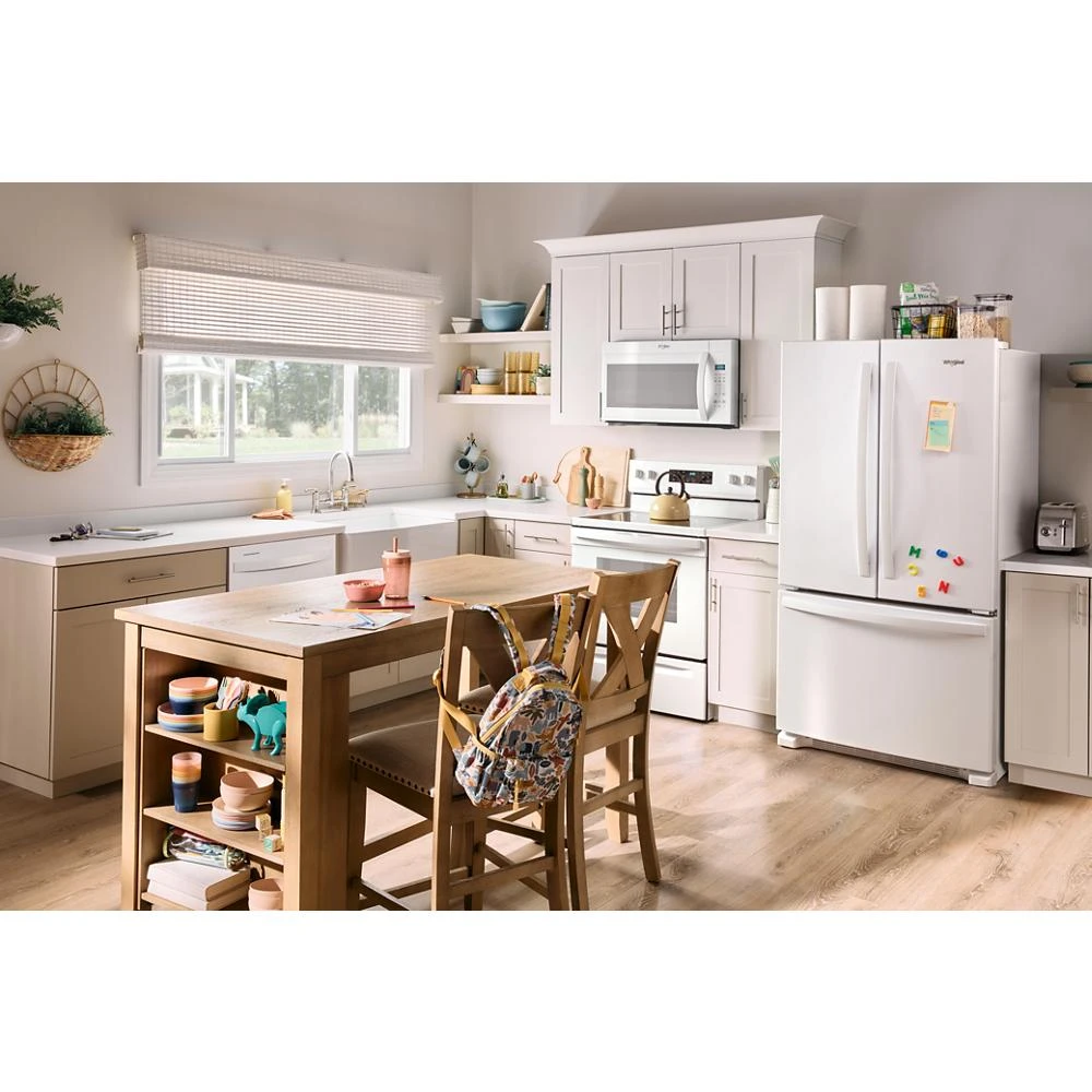 36-Inch Wide Counter-Depth French Door Bottom Mount Refrigerator - 20 cu. ft. WRFC2036RW