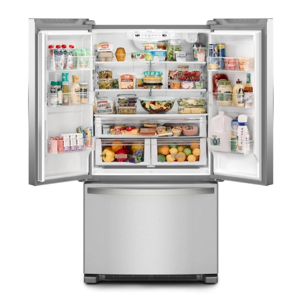 36-Inch Wide Counter-Depth French Door Bottom Mount Refrigerator - 20 cu. ft. WRFC2036RZ