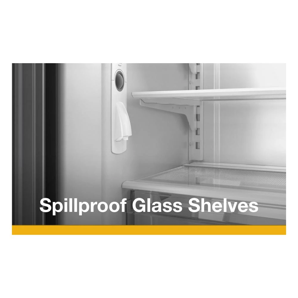 36-Inch Wide Counter-Depth French Door Bottom Mount Refrigerator - 20 cu. ft. WRFC2036RZ