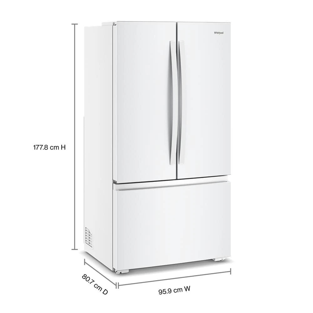 36-inch Wide True Counter Depth 3-Door French Door Refrigerator - 24 cu. ft. WRFC3036RW