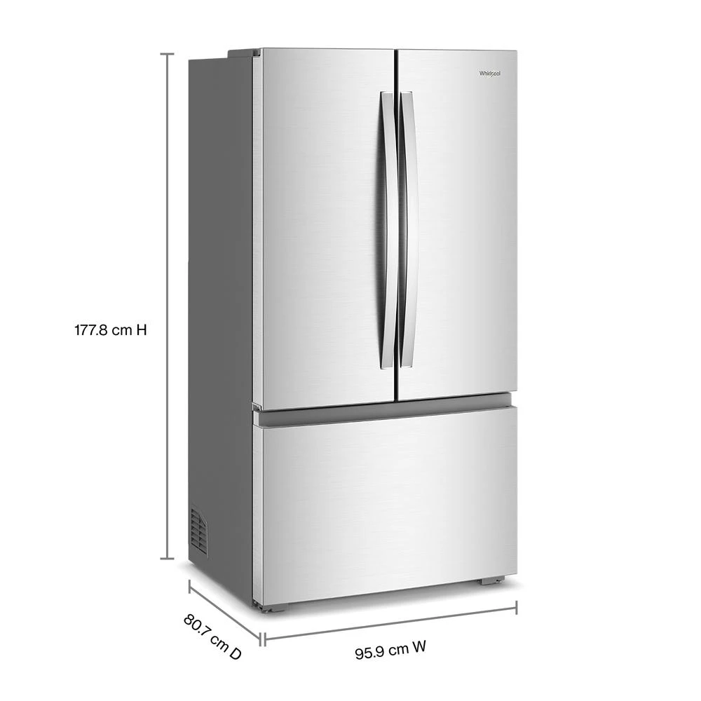36-inch Wide True Counter Depth 3-Door French Door Refrigerator - 24 cu. ft. WRFC3036RZ