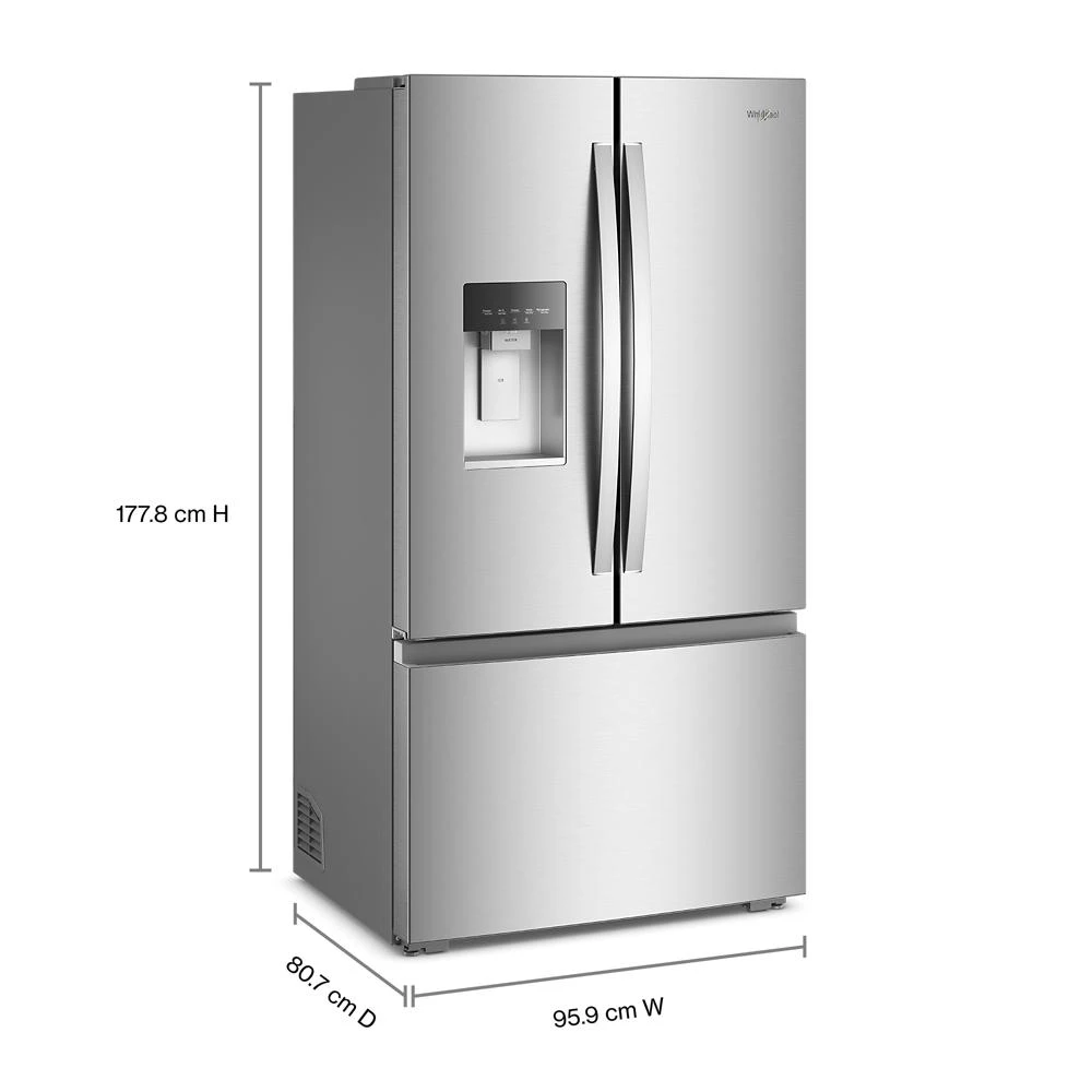 36-inch Wide True Counter Depth 3-Door French Door Refrigerator - 23.4 cu. ft. WRFC7036RZ