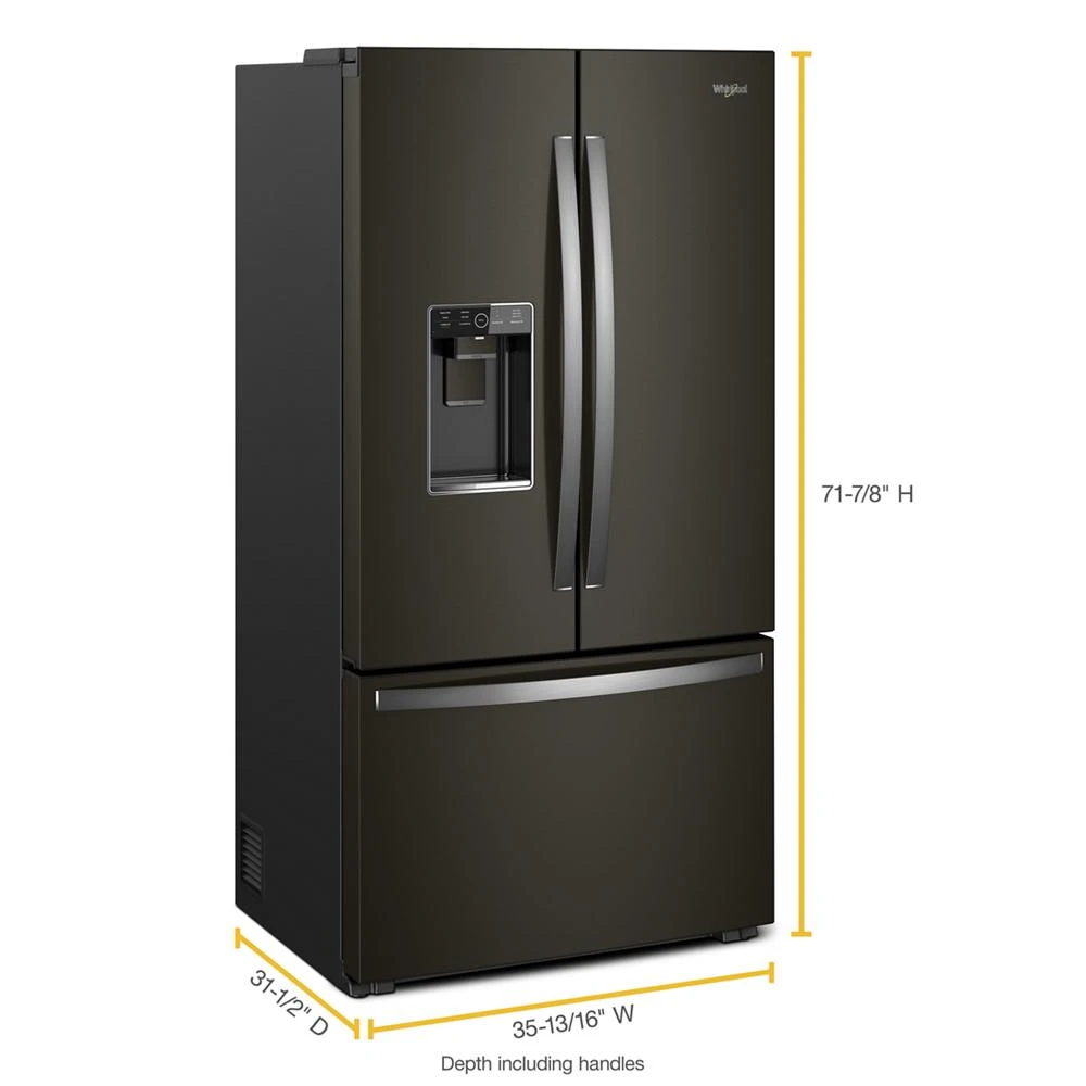 36-inch Wide Counter Depth French Door Refrigerator WRFC9636RV
