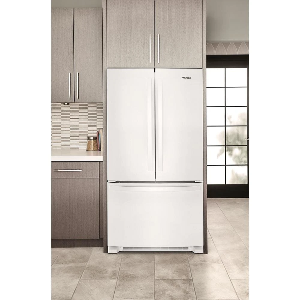 36-Inch Wide Full-Depth French Door Bottom Mount Refrigerator - 25 cu. ft. WRFF3036RW