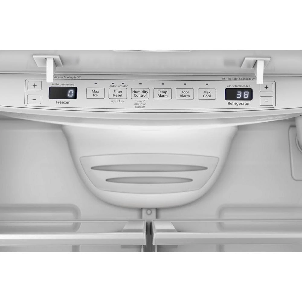 36-Inch Wide Full-Depth French Door Bottom Mount Refrigerator - 25 cu. ft. WRFF3036RW