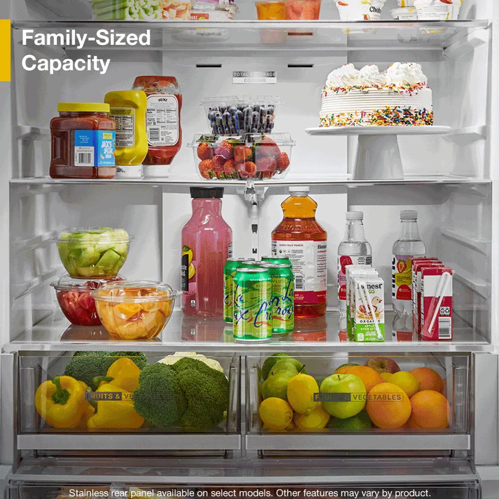 36-Inch French Door Refrigerator with Ice Maker - 31 cu. ft. WRFF3136SZ