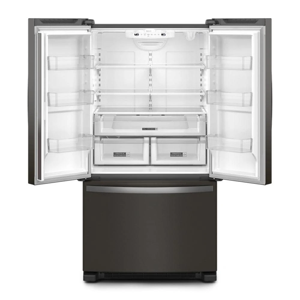 36-Inch Wide Full-Depth French Door Bottom Mount Refrigerator - 25 cu. ft. WRFF3236RV