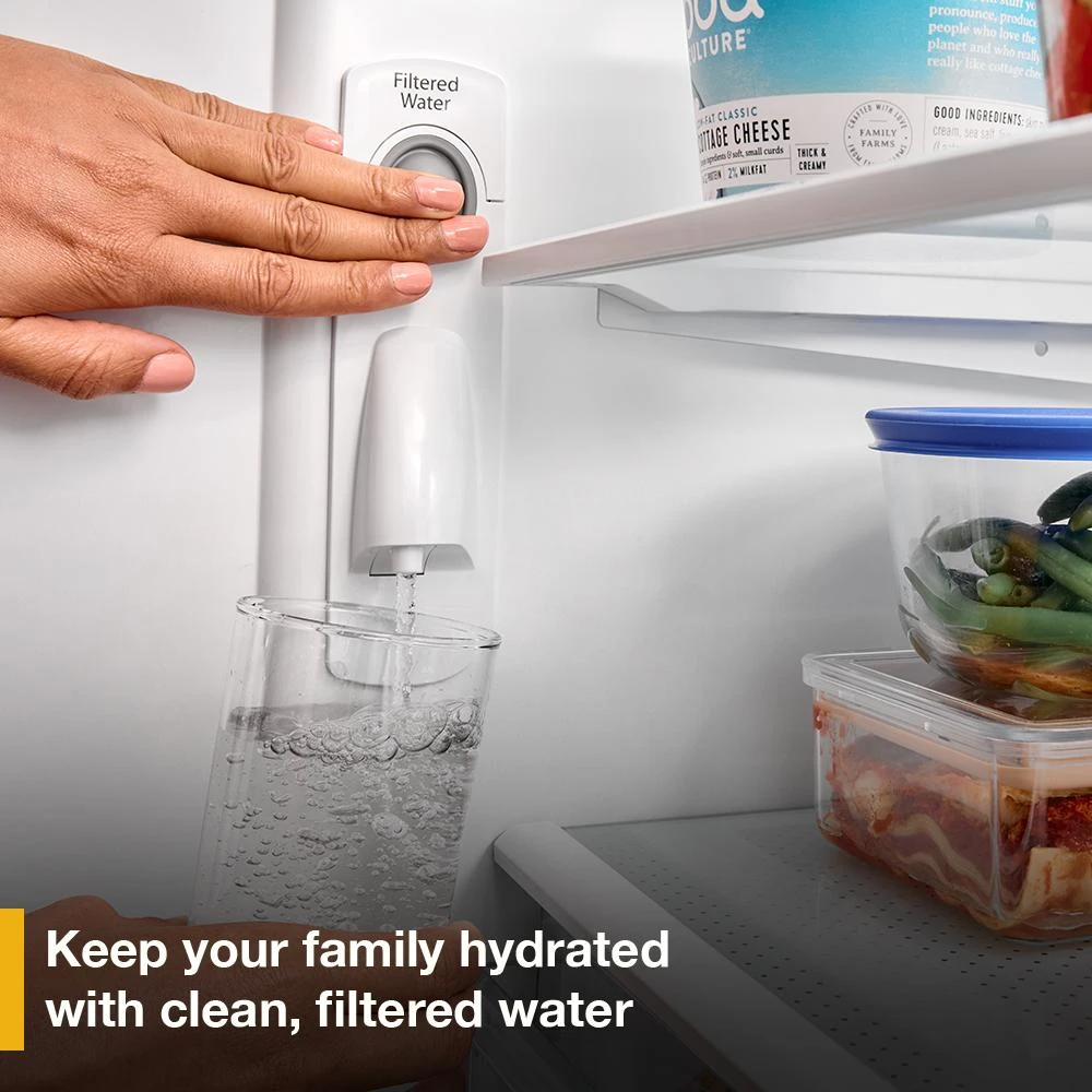 36-Inch Wide Full-Depth French Door Bottom Mount Refrigerator - 25 cu. ft. WRFF3236RW