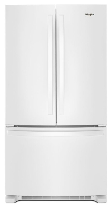 Whirlpool Full-Depth French Door Bottom Mount Refrigerator White WRFF3236RW Picture 1