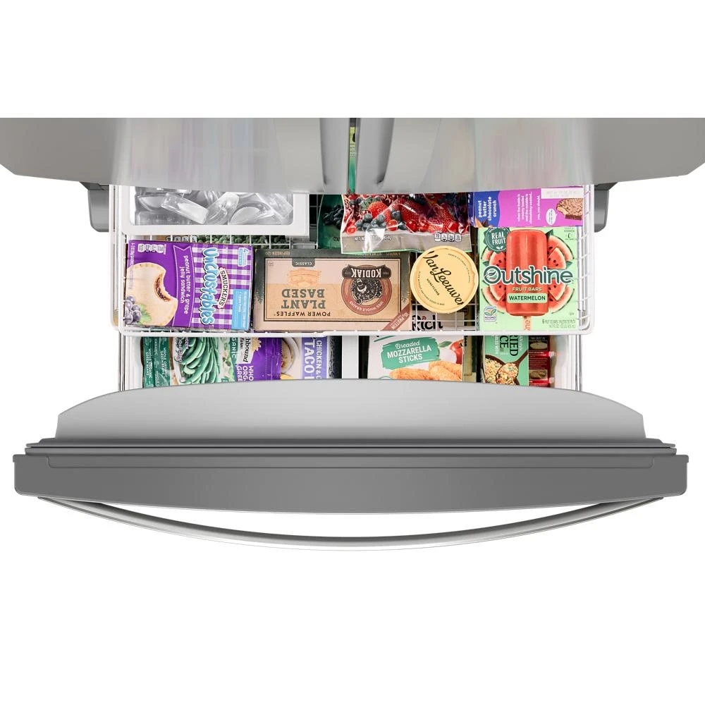 36-Inch Wide Full-Depth French Door Bottom Mount Refrigerator - 25 cu. ft. WRFF3236RZ