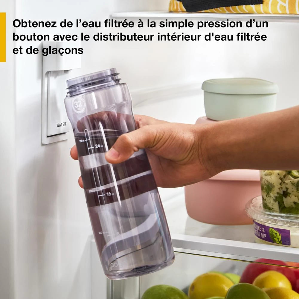 36-Inch French Door Refrigerator with Interior Water Dispenser - 31 cu. ft. WRFF3336SB