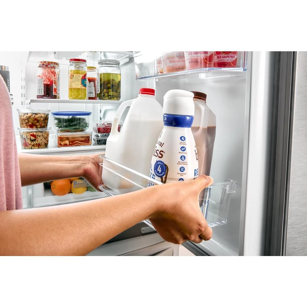36-Inch Wide French Door Bottom Mount Refrigerator - 25 cu. ft. WRFF3436RB