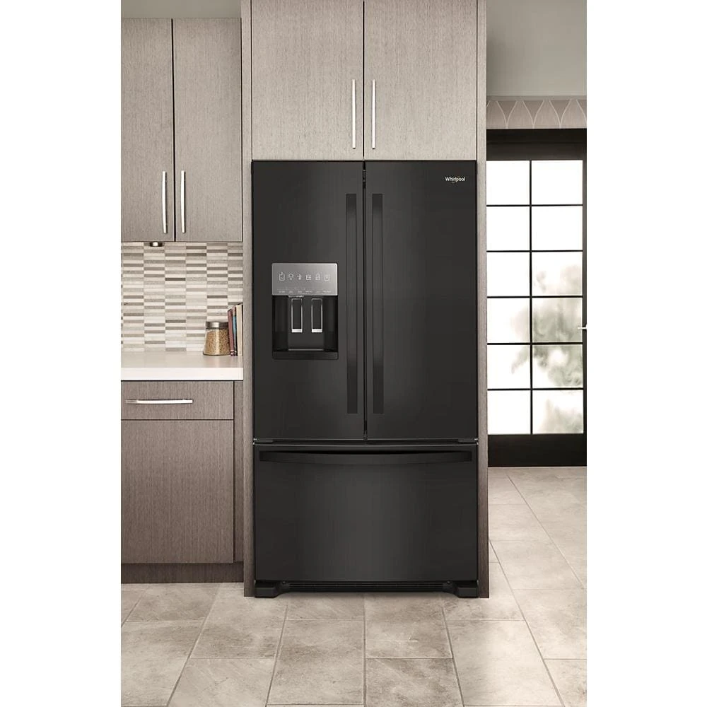 36-Inch Wide French Door Bottom Mount Refrigerator - 25 cu. ft. WRFF3436RB