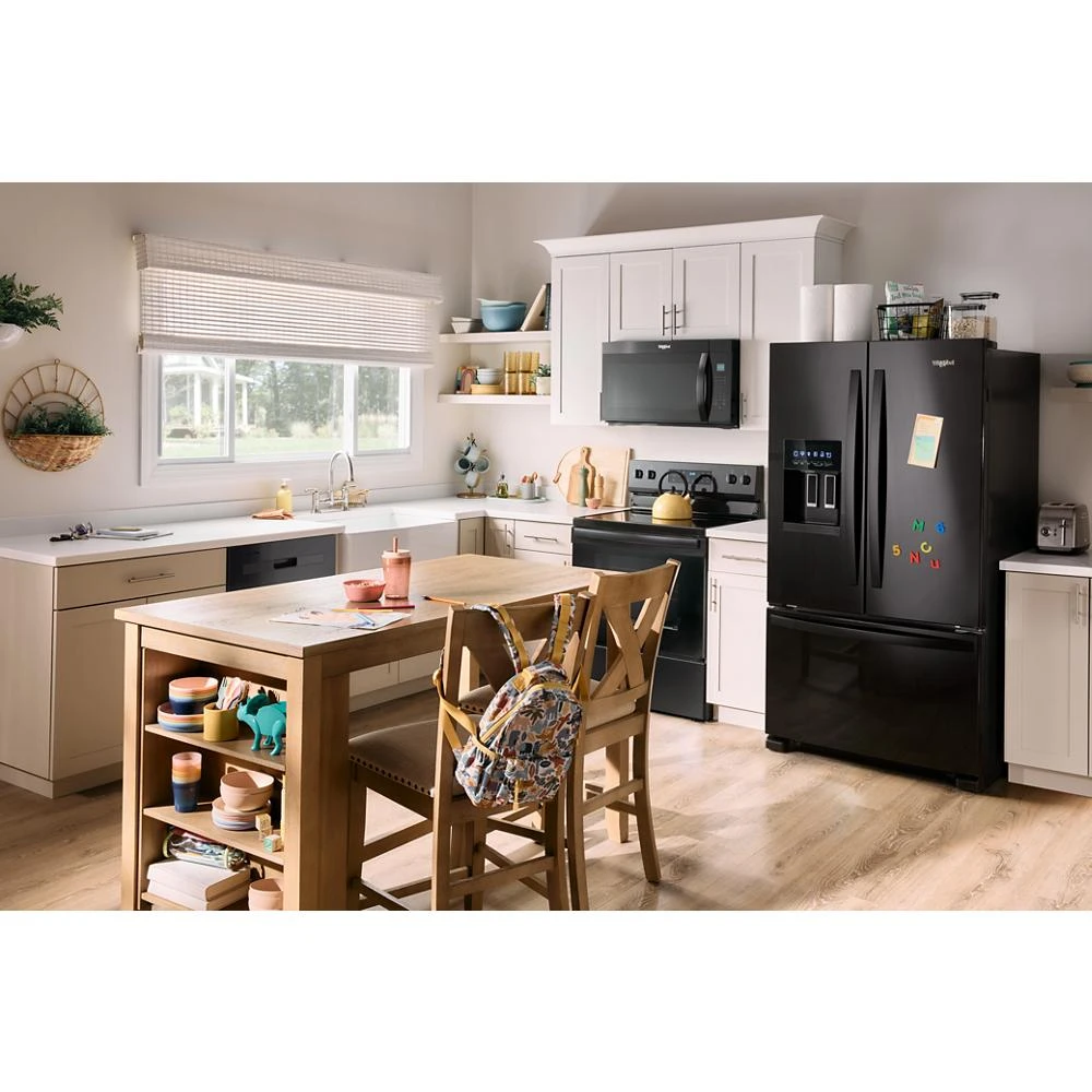 36-Inch Wide French Door Bottom Mount Refrigerator - 25 cu. ft. WRFF3436RB