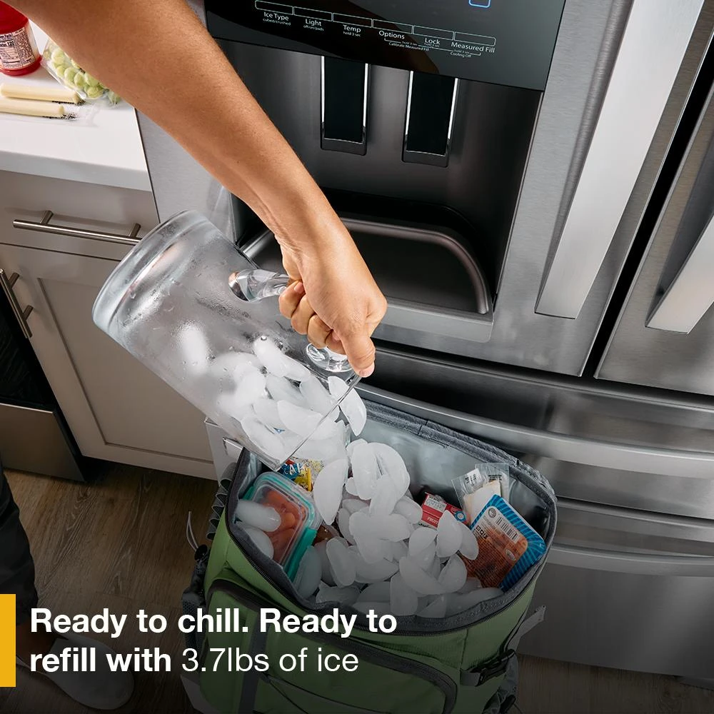 36-Inch Wide French Door Bottom Mount Refrigerator - 25 cu. ft. WRFF3436RB