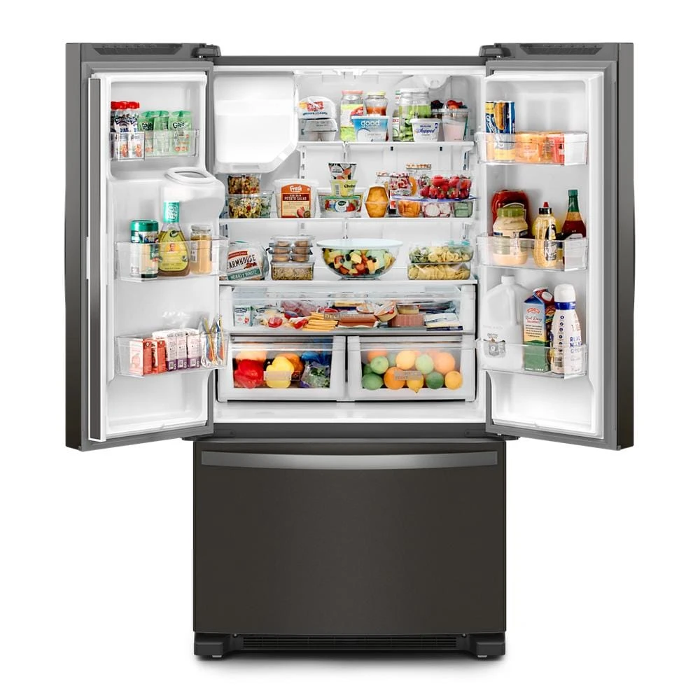 36-Inch Wide French Door Bottom Mount Refrigerator - 25 cu. ft. WRFF3436RV