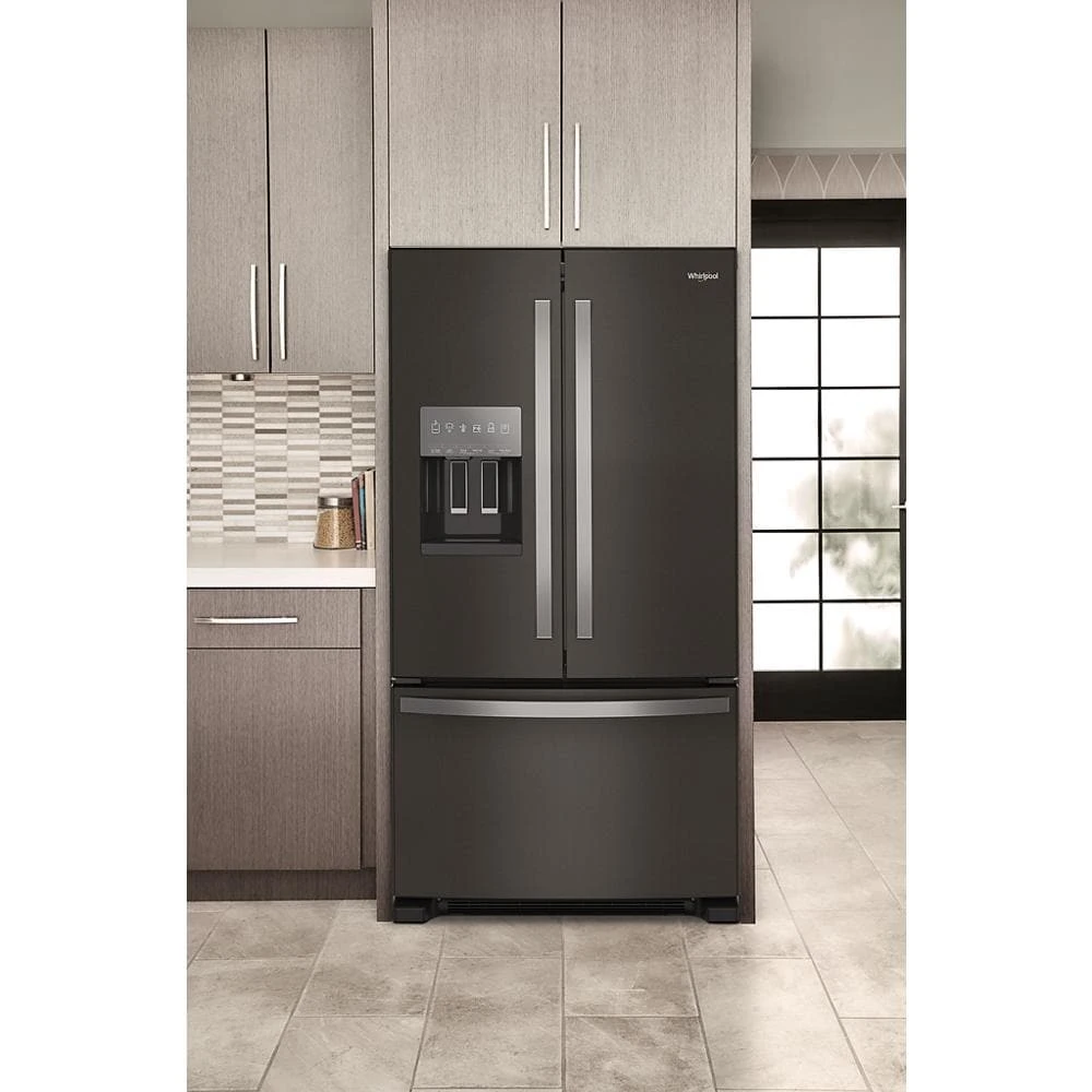 36-Inch Wide French Door Bottom Mount Refrigerator - 25 cu. ft. WRFF3436RV